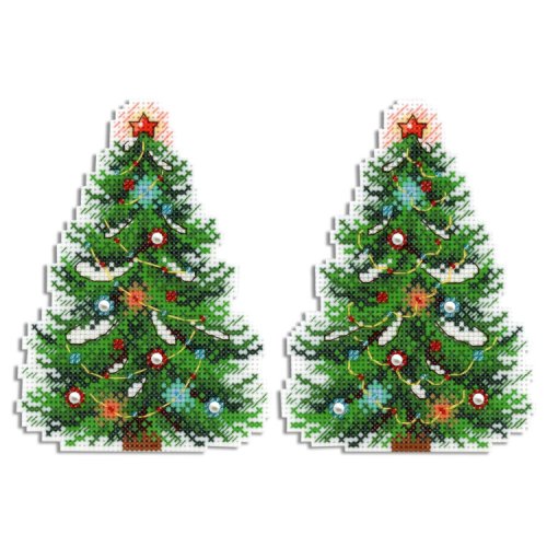 (image for) Christmas Beauty Plastic Canvas Ornament Kit